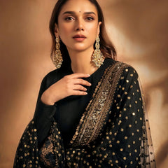 Aditi Premium Black Anarkali Suit Set