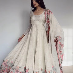 Aarushi Heavy Pure Vichitra Silk Gown