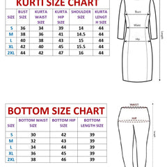 The QueenVastra Experience: Soft Chinnon Silk Kurti Set– by QueenVastra