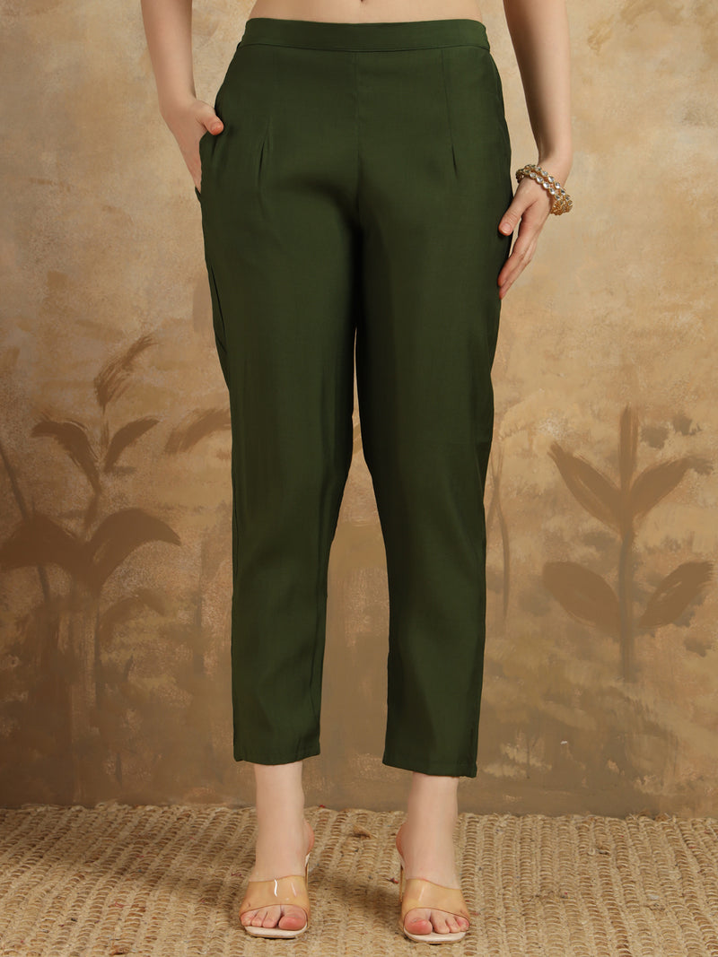 Women ethnic dress kurta set with attatched dupatta