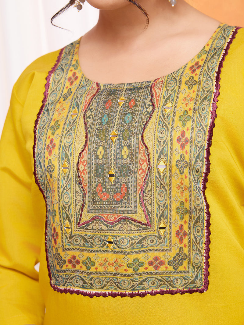 Roman Silk Kurta With Bottom & Dupatta Set