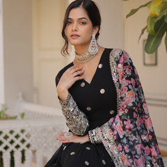 Kavita's Black Designer Gown