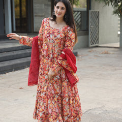 Charmi's Multi Coloured Anarkali Suit