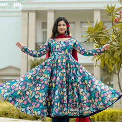 RADHIKA'S ANARKALI SUIT SET 6017