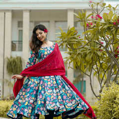 RADHIKA'S ANARKALI SUIT SET 6017