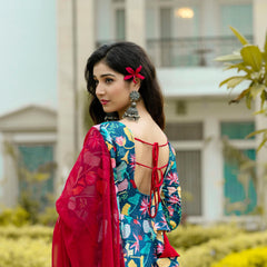 RADHIKA'S ANARKALI SUIT SET 6017