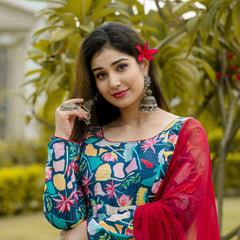 RADHIKA'S ANARKALI SUIT SET 6017