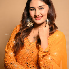 Vedika's Premium Quality Anarkali Suit Set