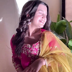 TRENDING  TOP WITH  SHARARA AND DUPATTAA OC-205