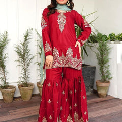 TRENDING  TOP WITH SHARARA AND DUPATTA SET NOC - 6631