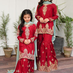 TRENDING  TOP WITH SHARARA AND DUPATTA SET NOC - 6631