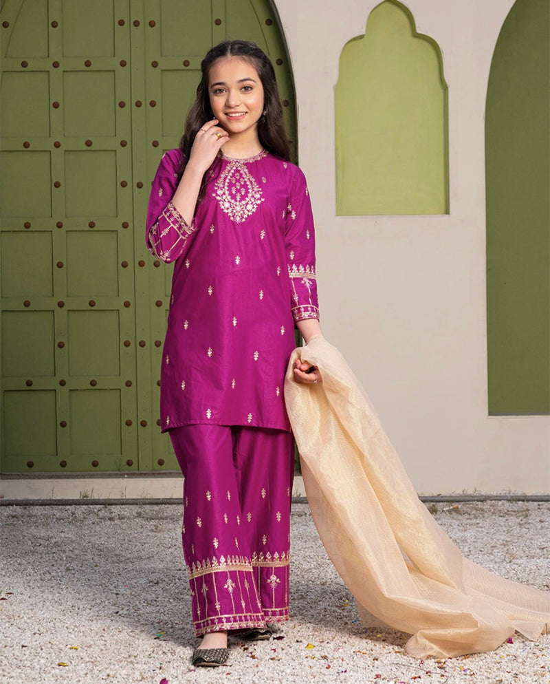 TRENDING TOP WITH SHARARA AND DUPATTA OC-220