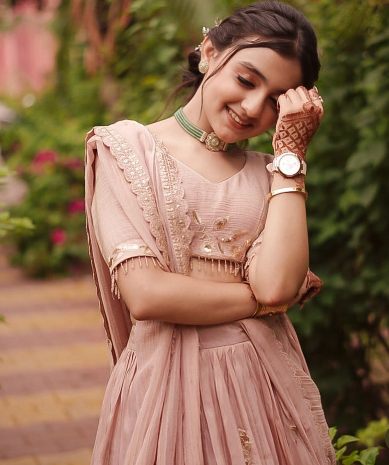 KIDS STYLIST  LAHENGA-CHOLI SET FULLY STTICHED  OC-221