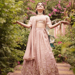 KIDS STYLIST  LAHENGA-CHOLI SET FULLY STTICHED  OC-221