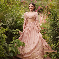 KIDS STYLIST  LAHENGA-CHOLI SET FULLY STTICHED  OC-221