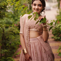 KIDS STYLIST  LAHENGA-CHOLI SET FULLY STTICHED  OC-221