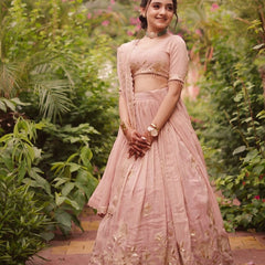 KIDS STYLIST  LAHENGA-CHOLI SET FULLY STTICHED  OC-221