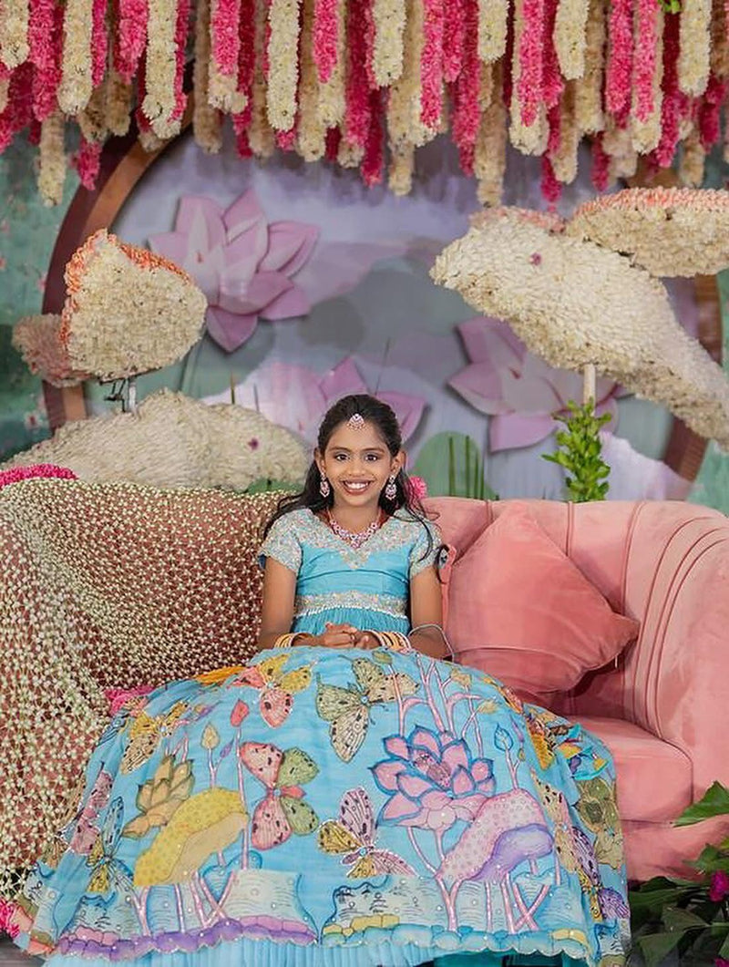 NEW DESIGNER KEDIYA STYLE LAHENGA SET FULLY STTICHED OC- 222