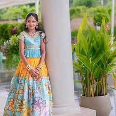 NEW DESIGNER KEDIYA STYLE LAHENGA SET FULLY STTICHED OC- 222