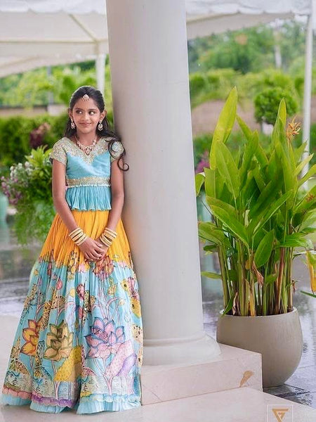 NEW DESIGNER KEDIYA STYLE LAHENGA SET FULLY STTICHED OC- 222