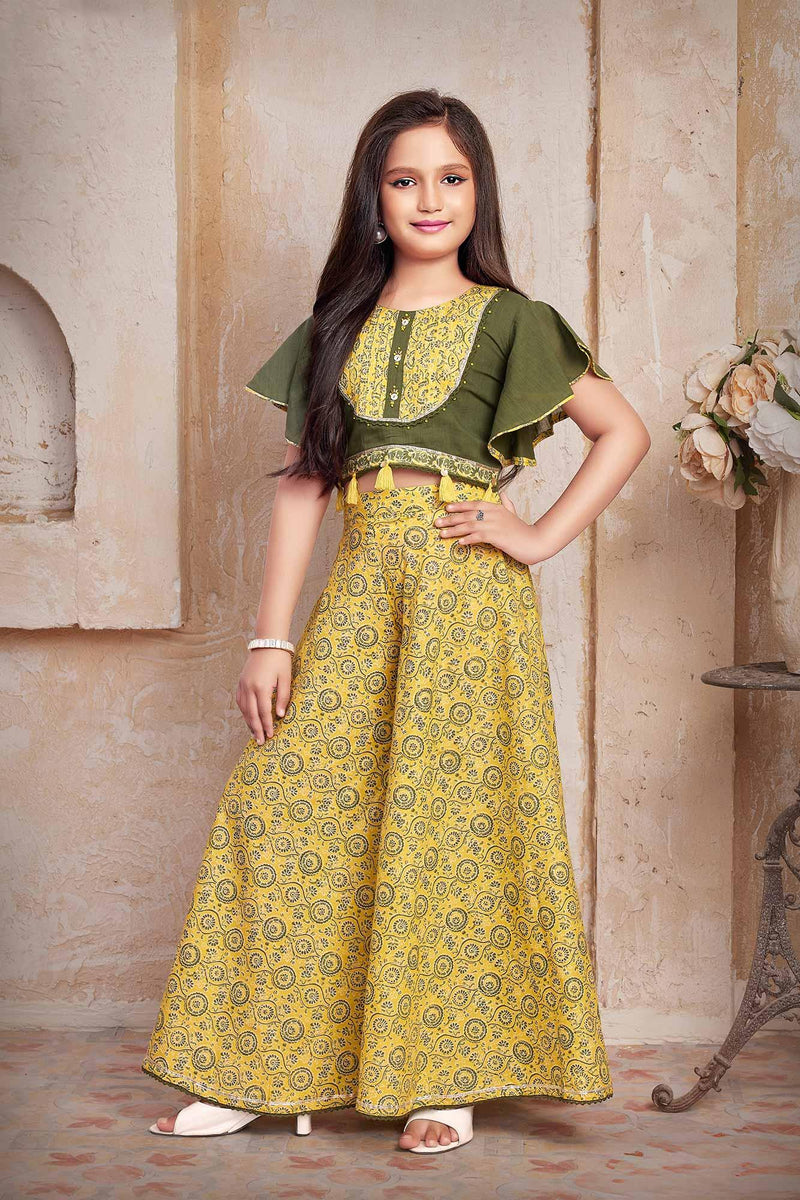 New Designer Heavy American Crepe Choli-Shararaa With Dupattaa OC-145