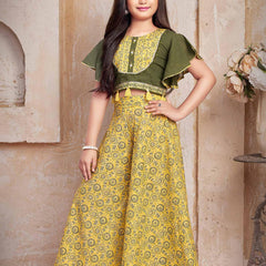 New Designer Heavy American Crepe Choli-Shararaa With Dupattaa OC-145
