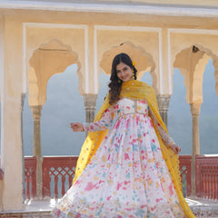 Premium Quality Malti Anarkali Suit Set