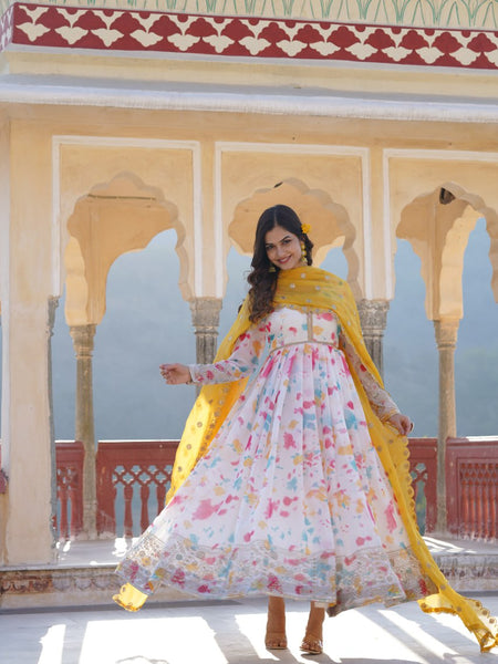 Premium Quality Malti Anarkali Suit Set