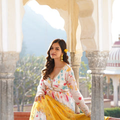 Premium Quality Malti Anarkali Suit Set