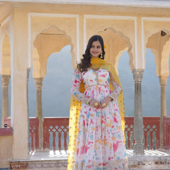 Premium Quality Malti Anarkali Suit Set