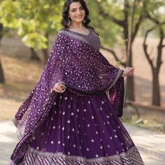 Karnavi's Heavy Embroidered Lehenga Choli