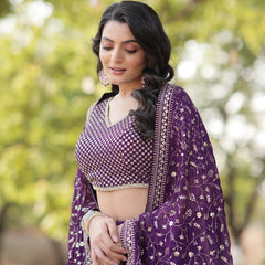 Karnavi's Heavy Embroidered Lehenga Choli