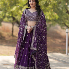 Karnavi's Heavy Embroidered Lehenga Choli