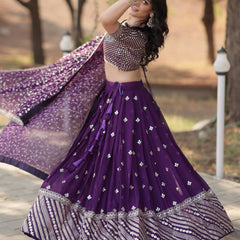 Karnavi's Heavy Embroidered Lehenga Choli