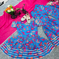 NEW DESIGNER EMBROIDERY SIQUNCE WORK TOP-SARARA AND DUPATTAA OC-149