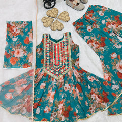 TOP WITH SARARAA AND DUPATTAA FULL STTICHED OC-184