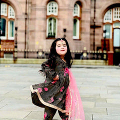 New Designer Heavy Fox Georgette Dhoti Salwarr Suit OC-160 Black