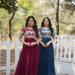 PREMIUM DESIGNER READYMADE GOWN KA-1105