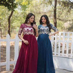 PREMIUM DESIGNER READYMADE GOWN KA-1105