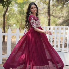 PREMIUM DESIGNER READYMADE GOWN KA-1105