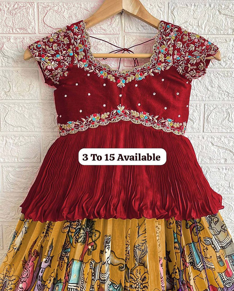 NEW DESIGNER KEDIYA STYLE LAHENGAA SET FULLY STTICHED OC-197 Master