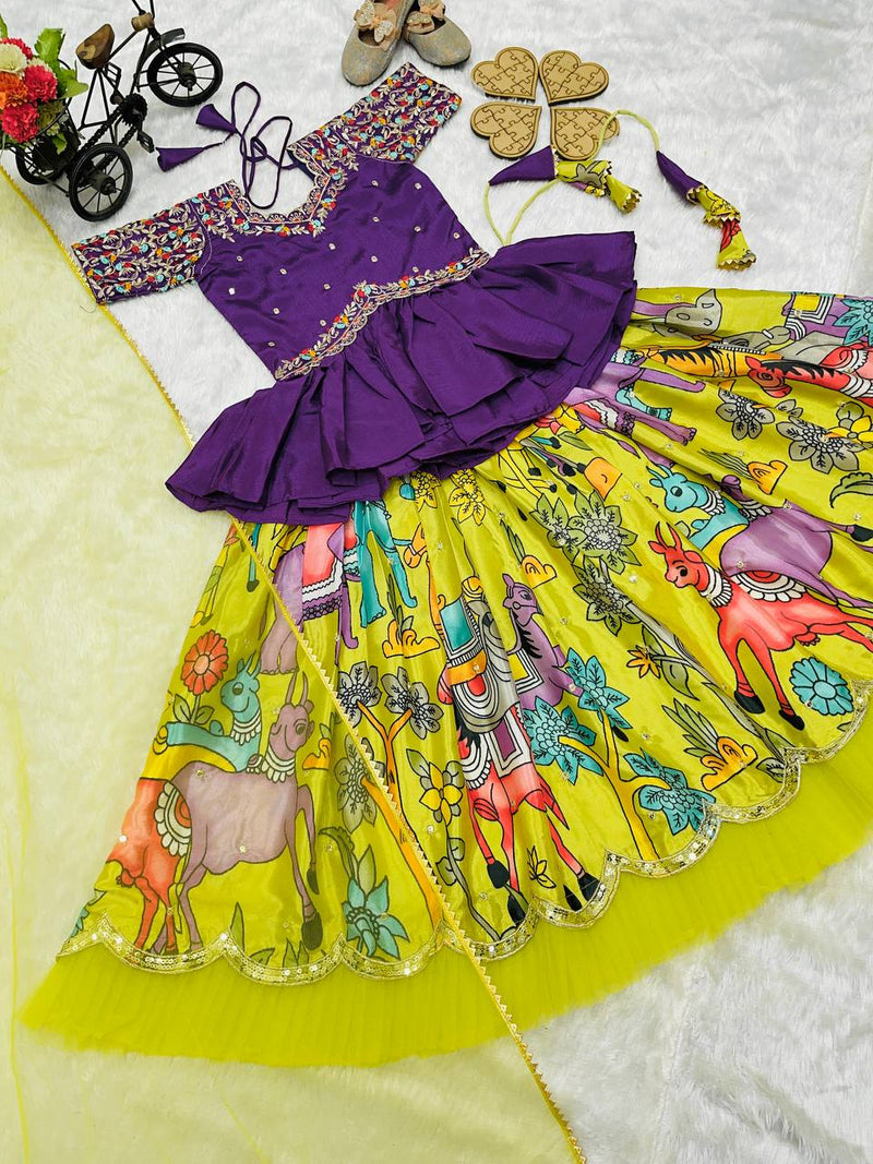 NEW DESIGNER KEDIYA STYLE LAHENGAa SET FULLY STTICHED OC-197