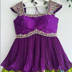 NEW DESIGNER KEDIYA STYLE LAHENGAA SET FULLY STTICHED OC-199