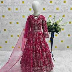 Launching New Collection Beautifull Kids Gownn Set OC-206