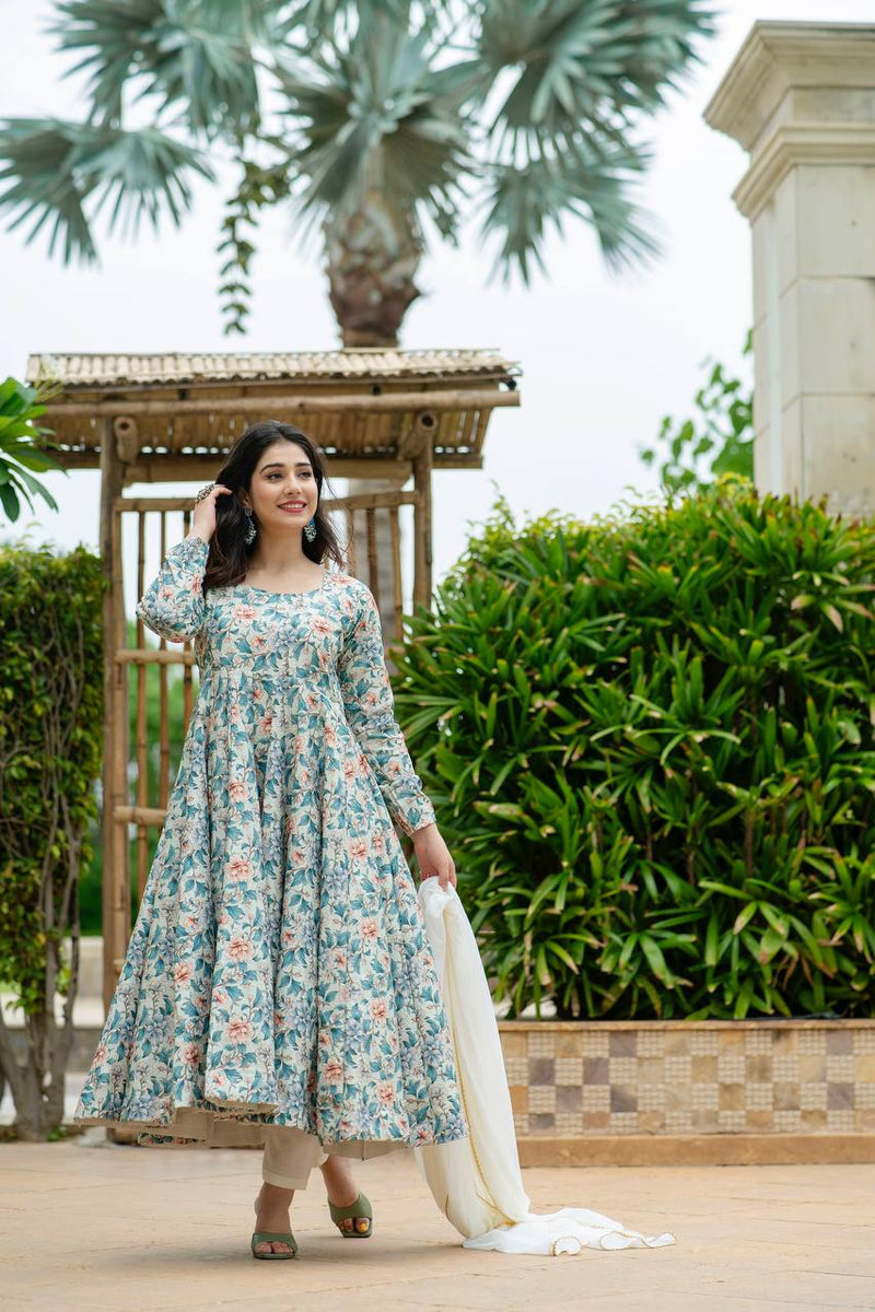Ishika's Premium Anarkali Suit Set