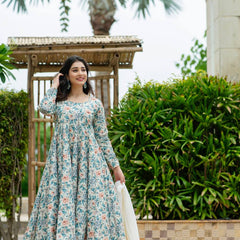Ishika's Premium Anarkali Suit Set