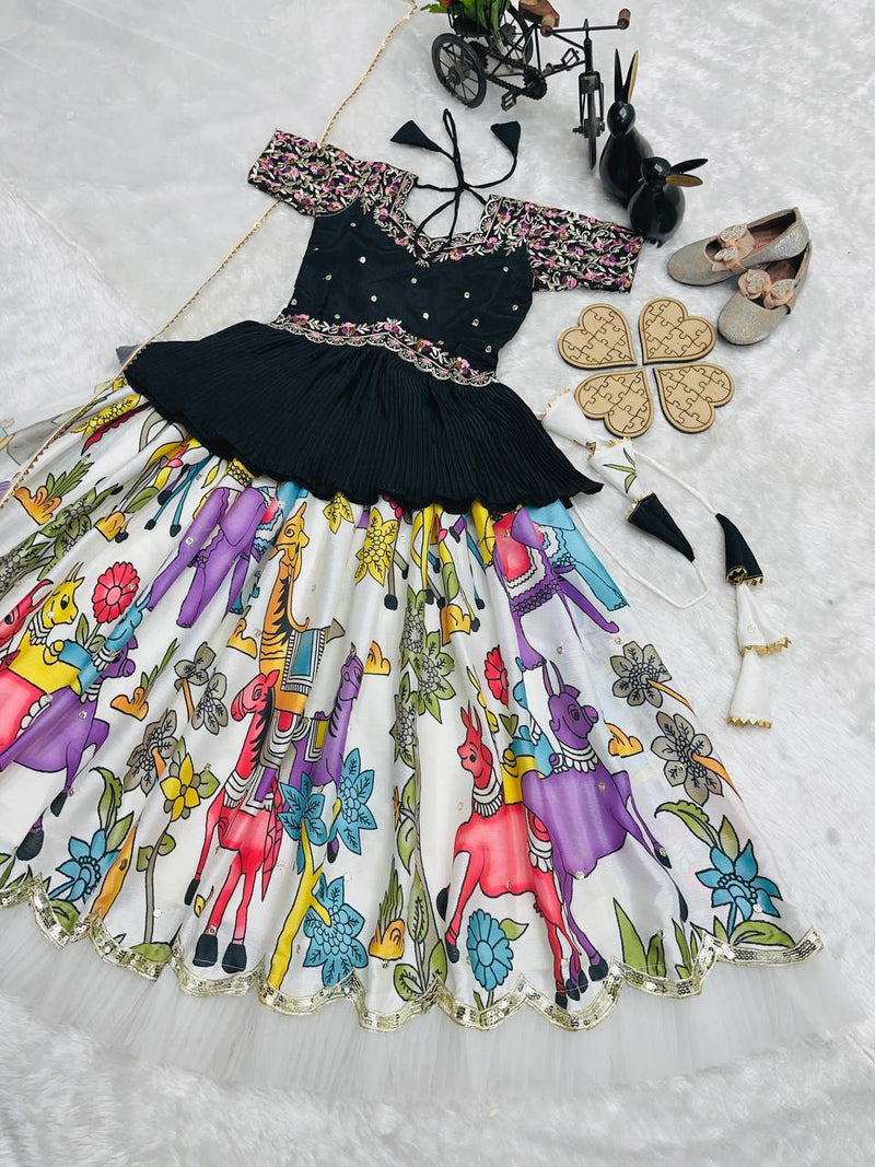 NEW DESIGNER  LAHENGA SET FULLY STTICHED OC-208 Off-White