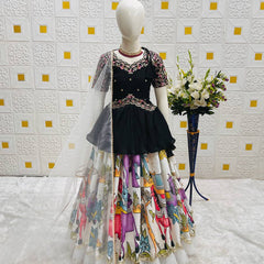 NEW DESIGNER  LAHENGA SET FULLY STTICHED OC-208 Off-White