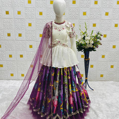 NEW DESIGNER  LAHENGA SET FULLY STTICHED OC-208 Bit