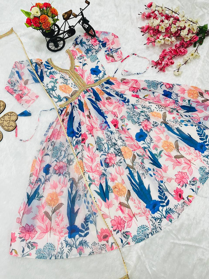 New Designer Heavy Fox Georgette Gownn OC-155